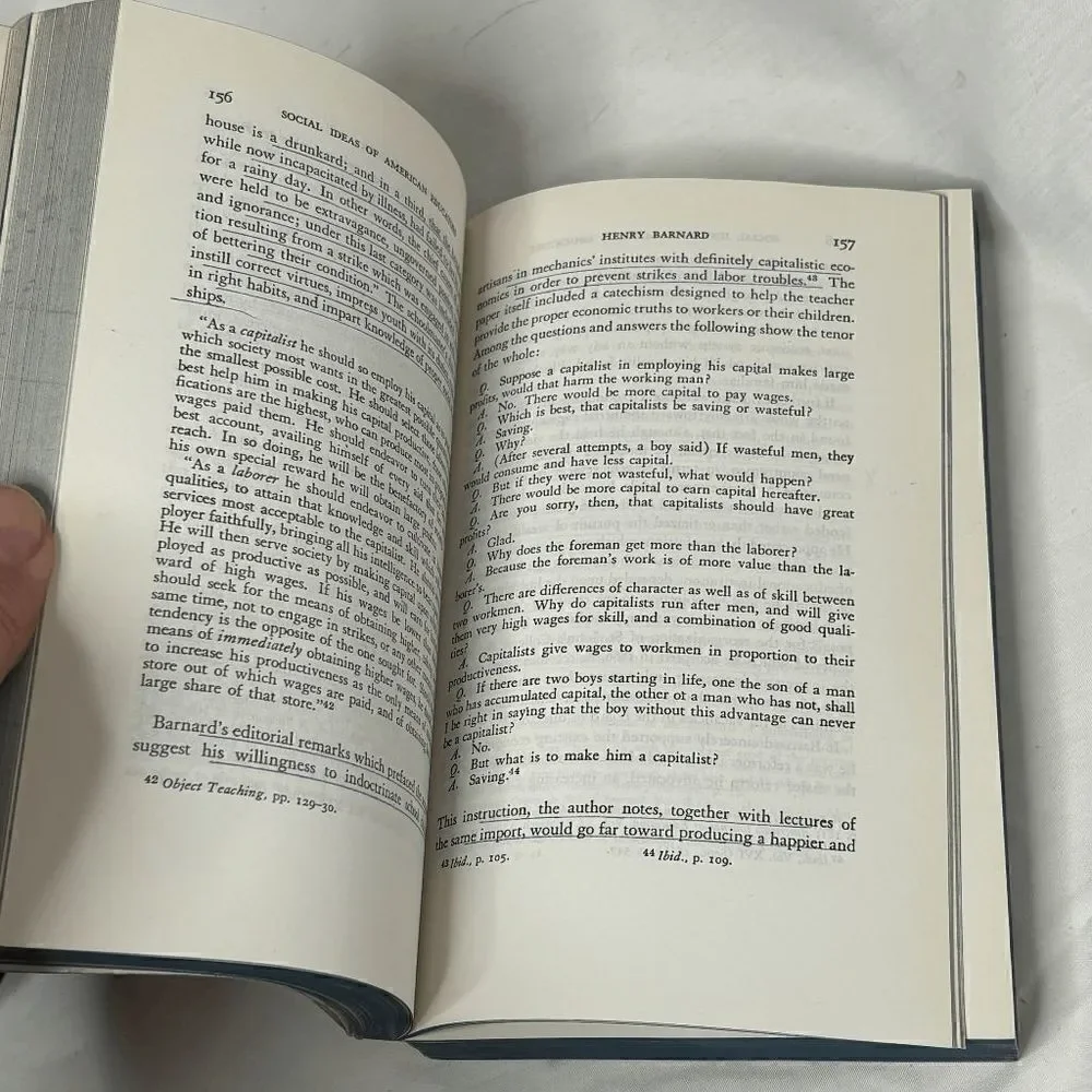 The‎ Social Ideas of American Educators by Merle Curti 1959 Edition